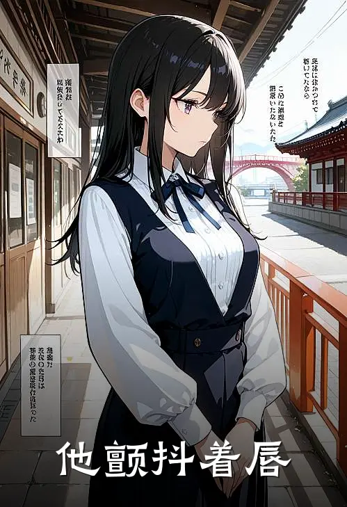 他颤抖着唇