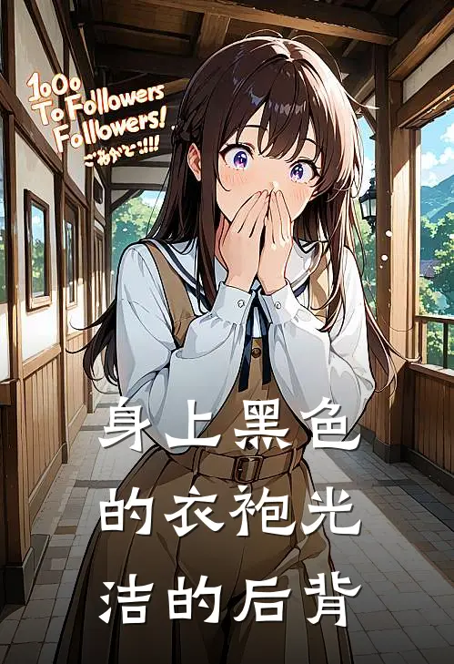 身上黑色的衣袍光洁的后背