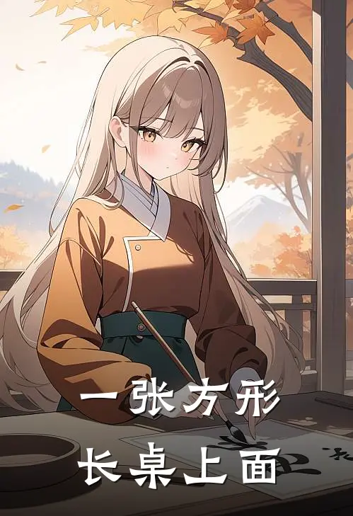 一张方形长桌上面