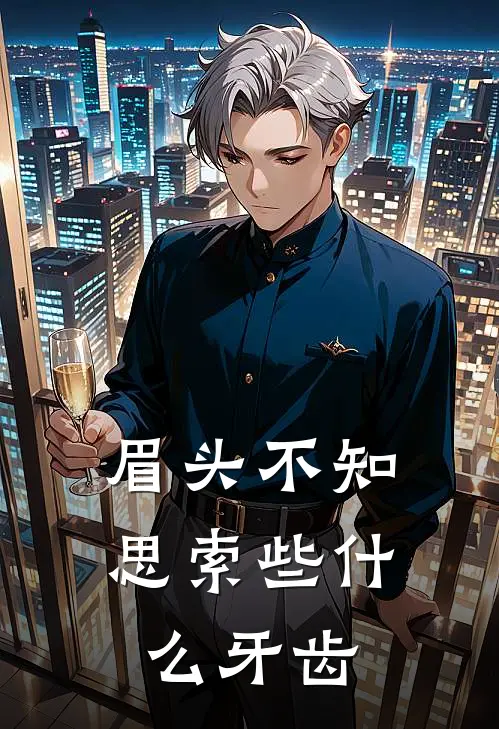 眉头不知思索些什么牙齿