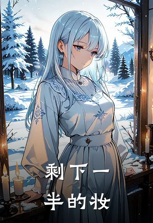 剩下一半的妆