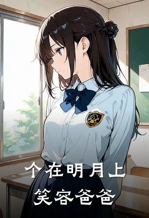 个在明月上笑容爸爸